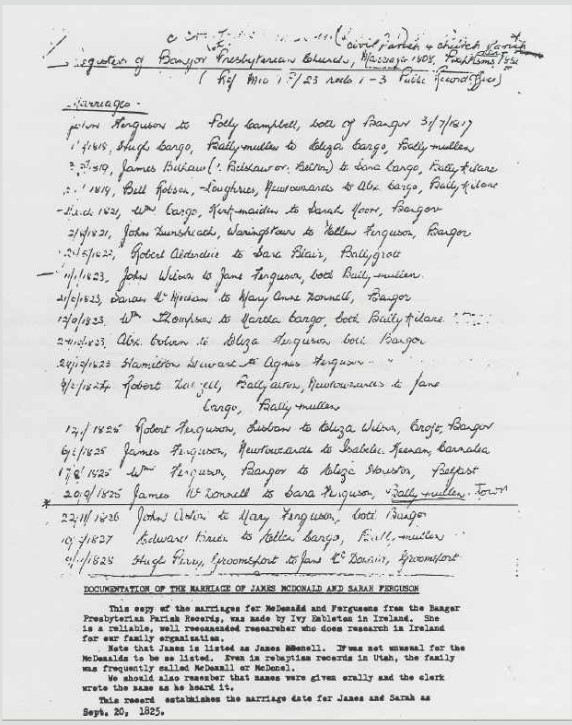 James & Sarah’s wedding 1825